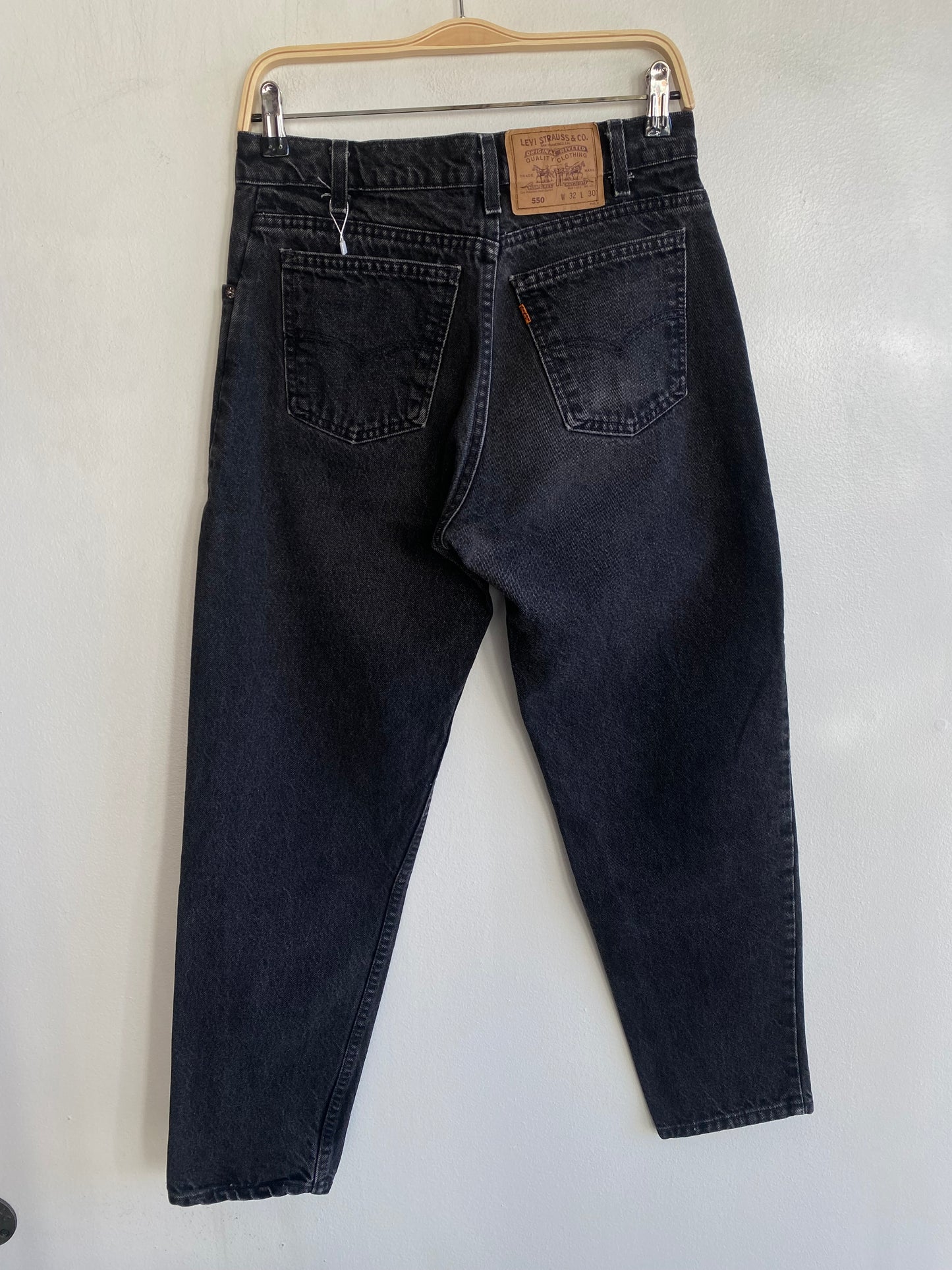 Vintage 1990’s Levi’s 550 Black Denim Jeans
