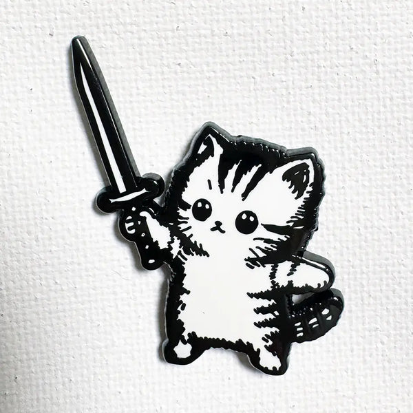 Strike Gently - Enamel Pin - La Lovely Vintage 