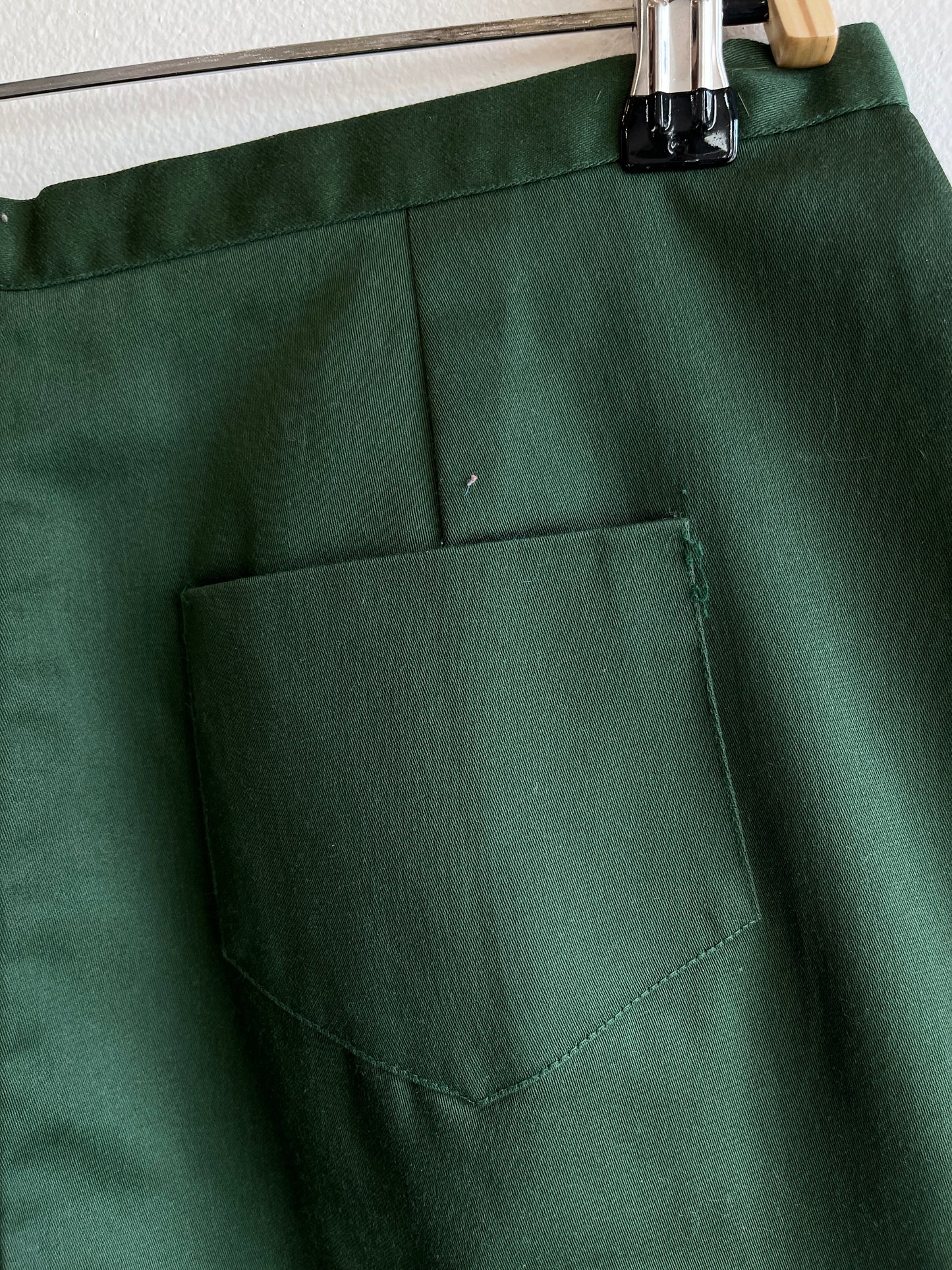 Vintage 1960’s Green Side-Zip Shorts