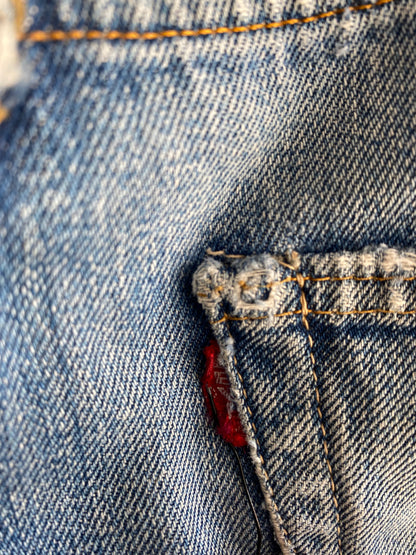 Vintage 1960/70’s Levi’s “Big E” 501 Selvedge Denim Cut-Off Shorts
