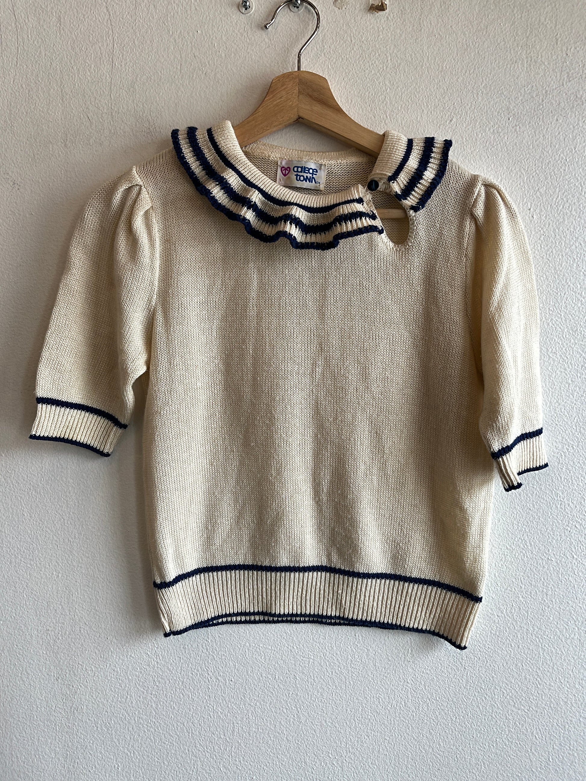 Vintage 1970’s Short Sleeve Sweater - La Lovely Vintage 