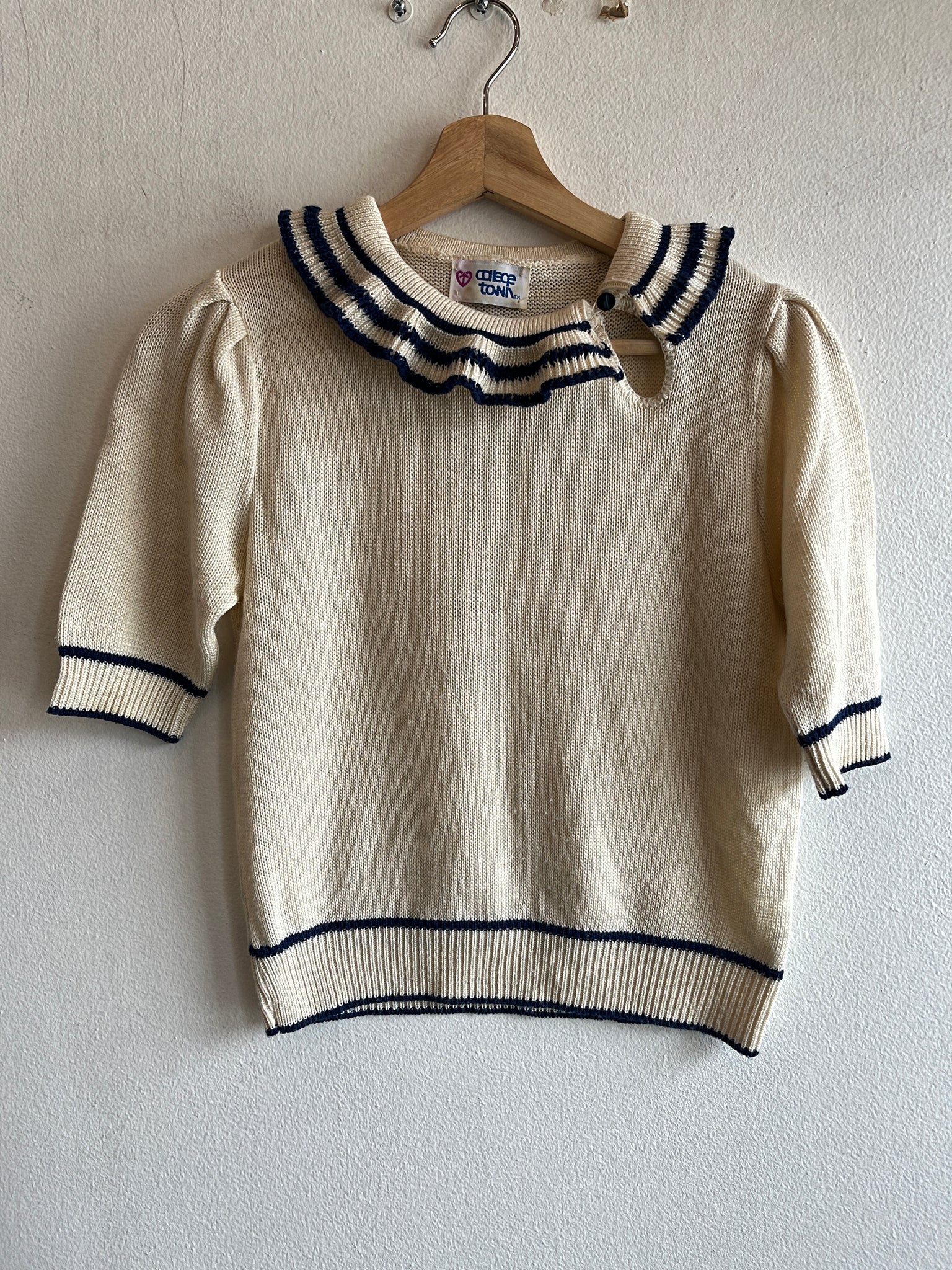 Vintage 1970’s Short Sleeve Sweater