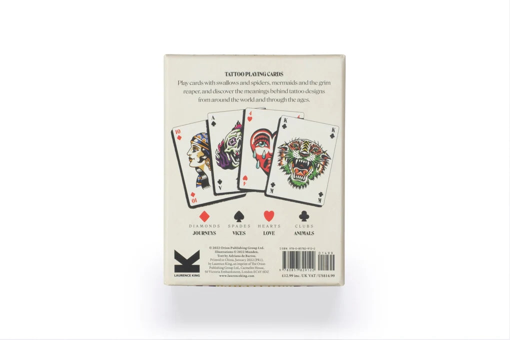Tattoo Playing Cards - La Lovely Vintage 