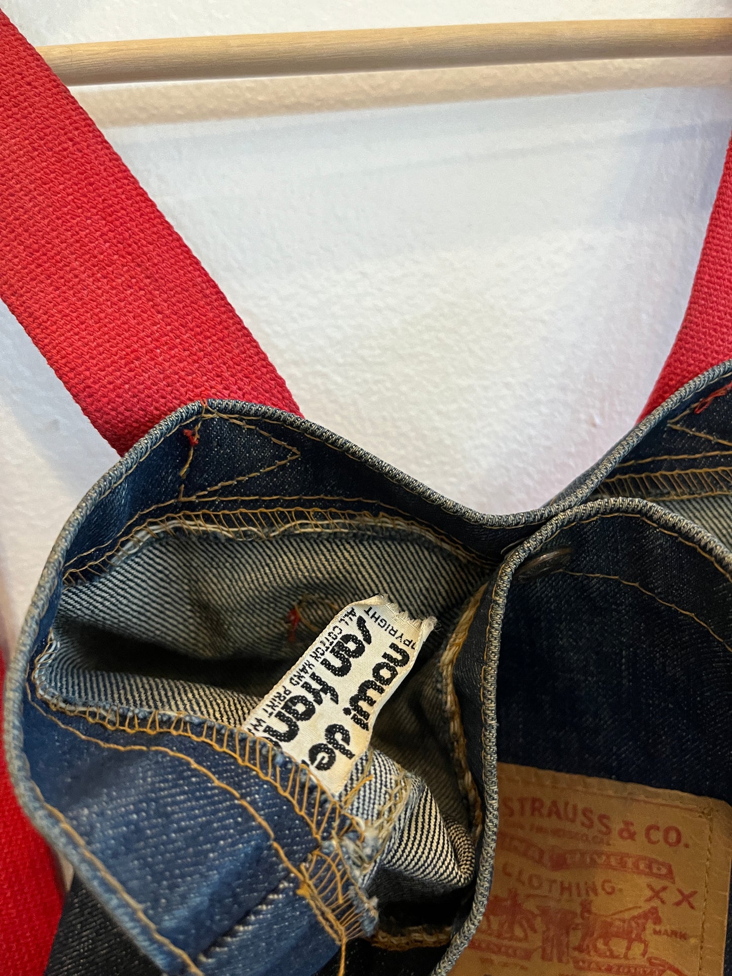 Vintage 1960/1970’s Levi’s “Big E” Denim Backpack