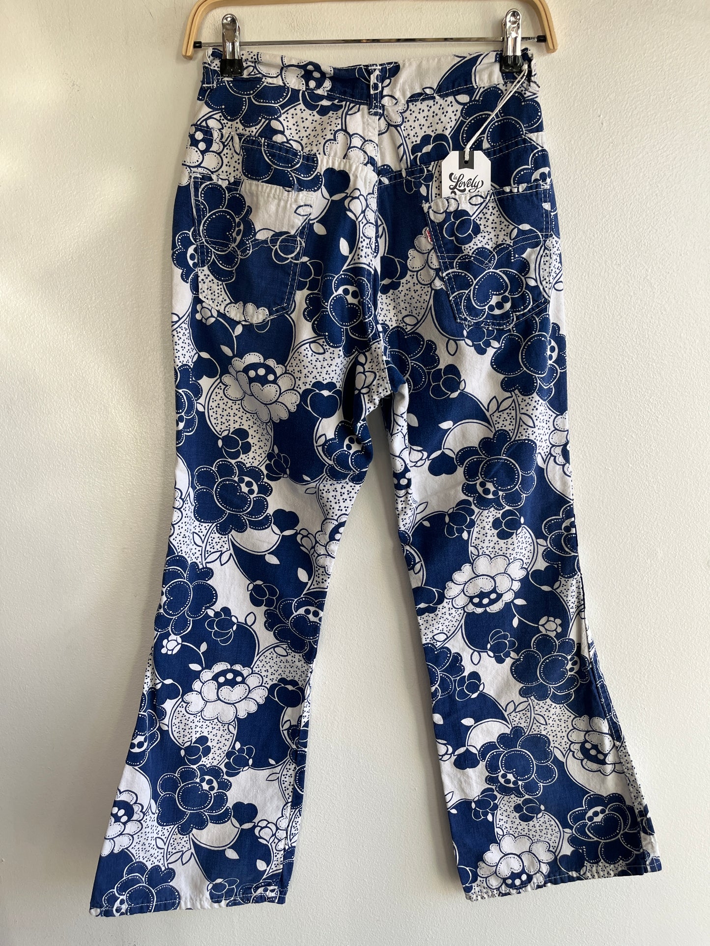 Vintage 1960s/1970s Levi’s Floral Print Flared Pants