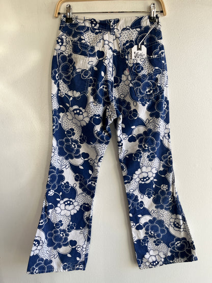 Vintage 1960s/1970s Levi’s Floral Print Flared Pants