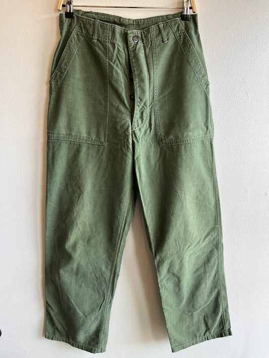 Vintage 1960’s OG-107 Military Fatigue Trousers - La Lovely Vintage 