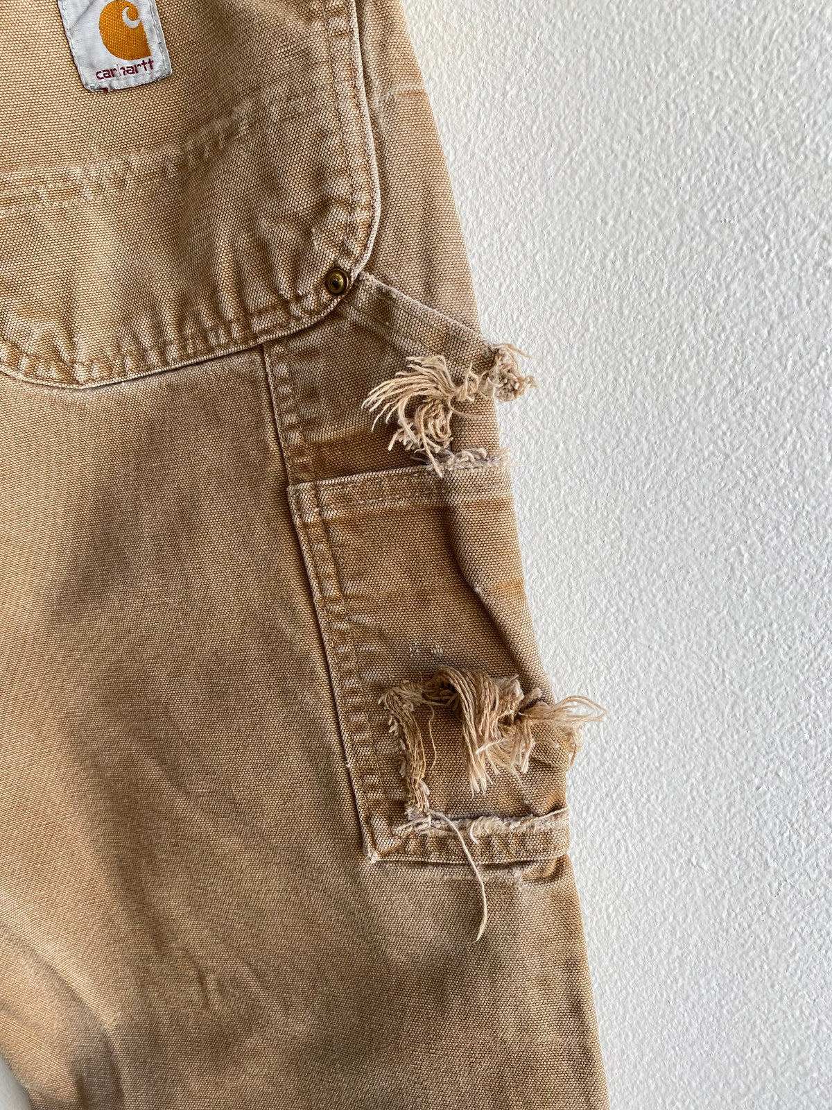Vintage 2000’s Carhartt Twill Canvas Double Knee Work Pants