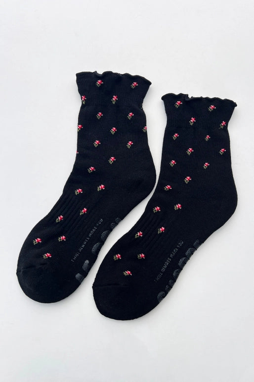 Le Bon Shoppe - Petal Ruffled Hugger Socks - La Lovely Vintage 