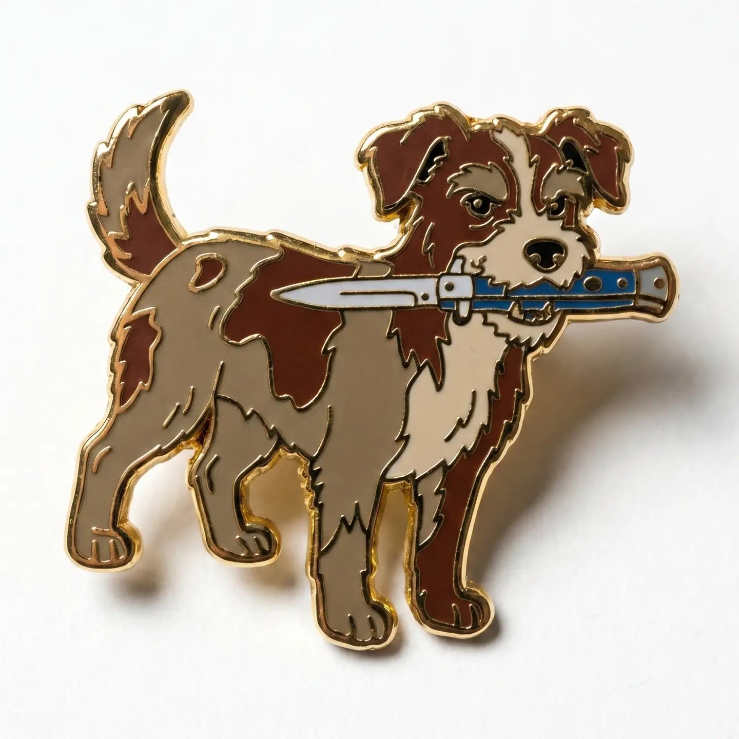 Strike Gently - Enamel Pin - La Lovely Vintage 