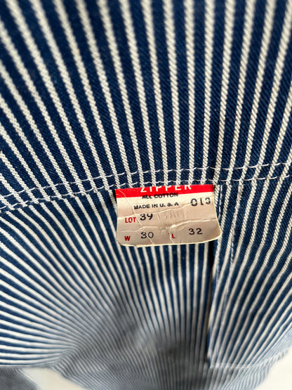 Vintage Deadstock 1970’s Pointer Hickory Striped Denim Carpenter Jeans
