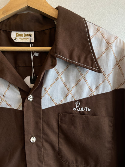 Vintage 1970’s Button-Up Bowling Shirt - La Lovely Vintage 