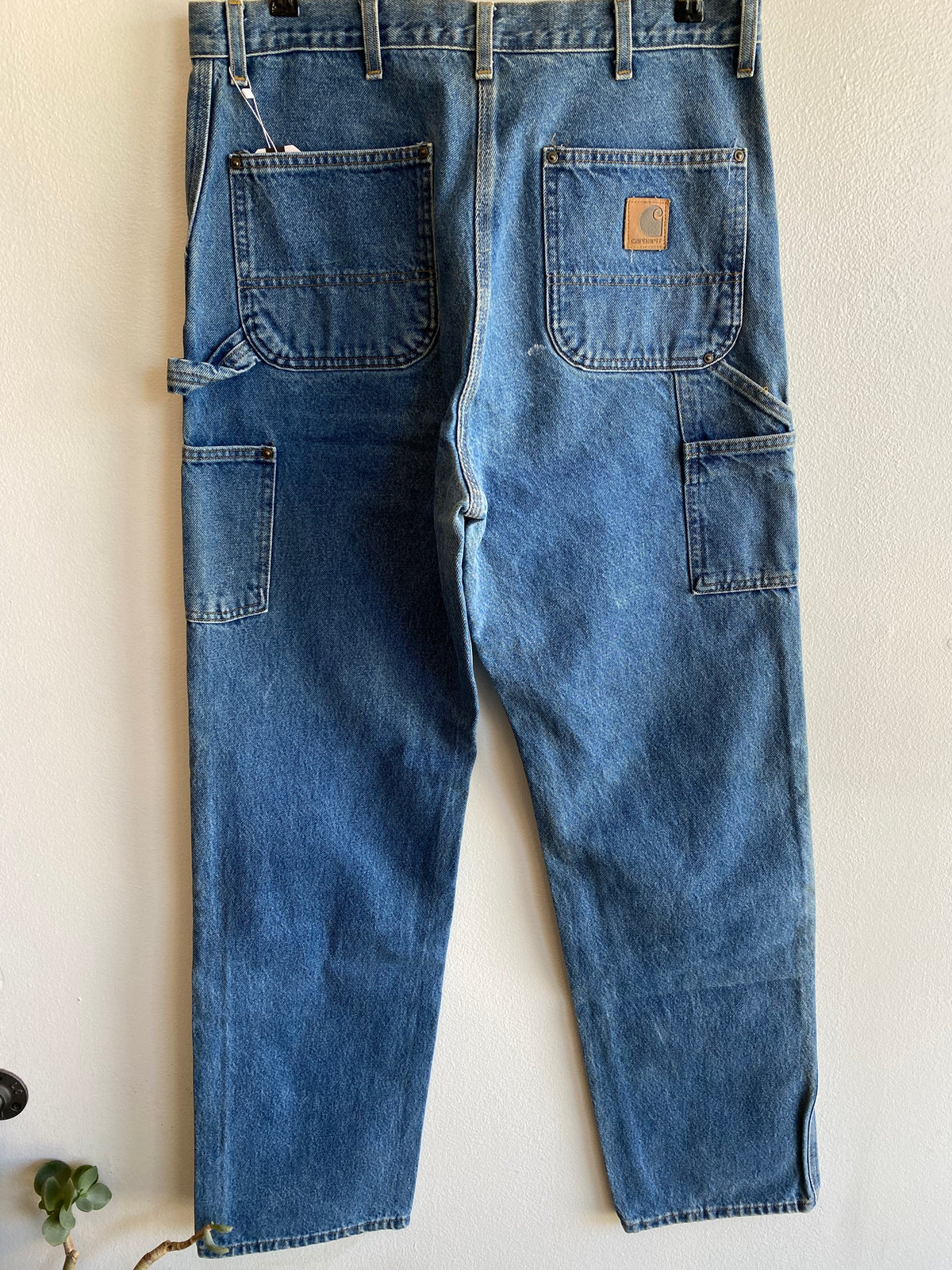 Vintage Y2K Carhartt Denim Double Knee Work Jeans