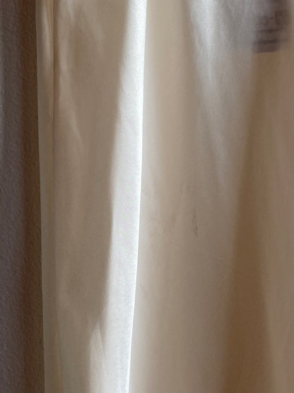 Vintage 90's White Satin and Lace Maxi Slip Dress - La Lovely Vintage 