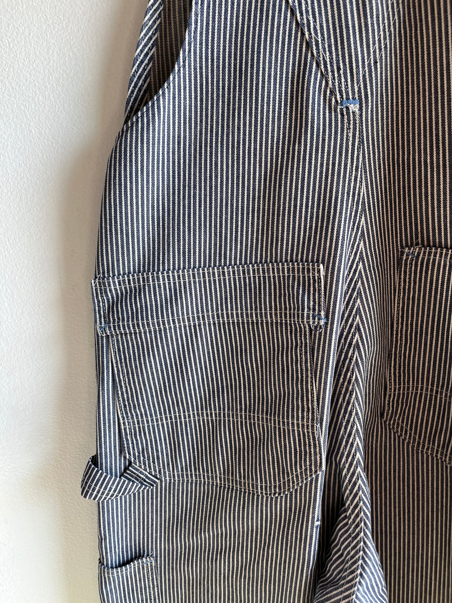 Vintage 1960/70’s Sears Hickory Stripe Denim Overalls - La Lovely Vintage 