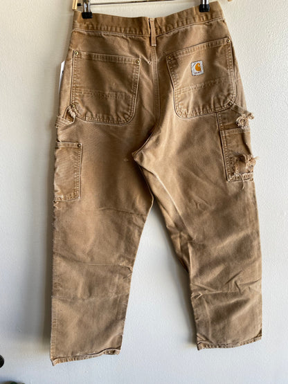 Vintage 2000’s Carhartt Twill Canvas Double Knee Work Pants