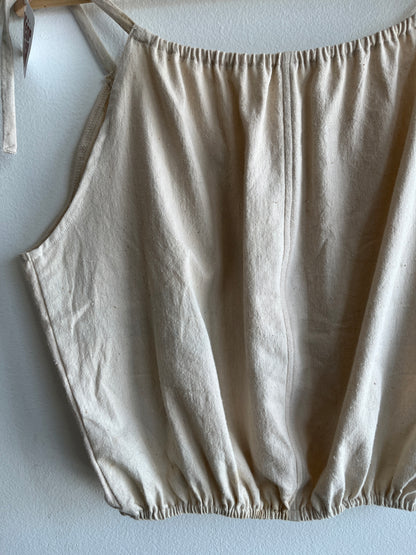 Trash Textiles - Handmade Antique Feedsack Blouse/Shirt