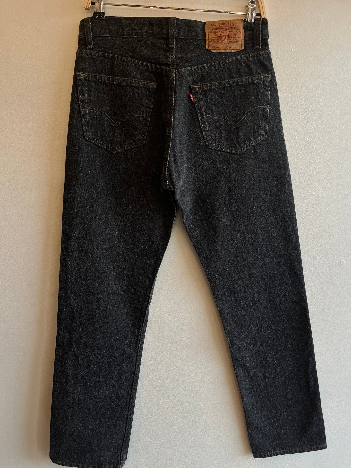 Vintage 1980's Levi’s 501 Black Denim Jeans