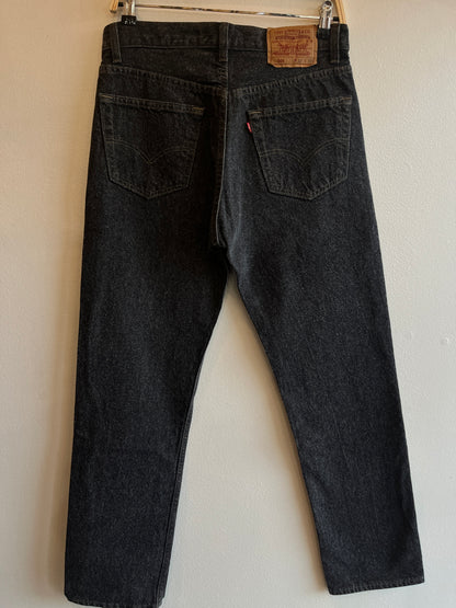 Vintage 1980's Levi’s 501 Black Denim Jeans