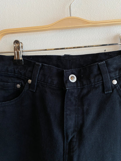Vintage 1990’s Levi’s Silver Tab Black Denim Jeans - La Lovely Vintage 