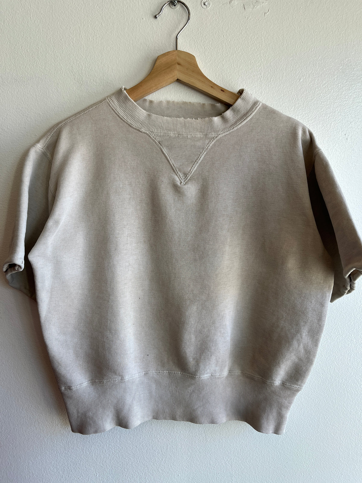 Vintage 1950’s Military Issue Short Sleeve Sweatshirt - La Lovely Vintage 