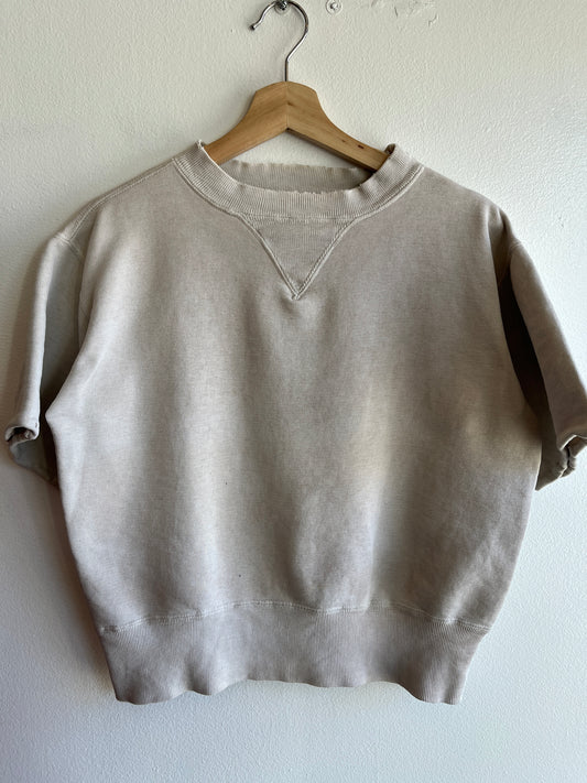 Vintage 1950’s Military Issue Short Sleeve Sweatshirt - La Lovely Vintage 