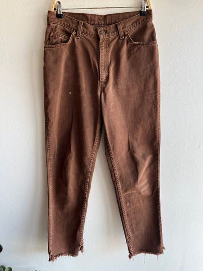 Vintage 1990’s Levi’s 912 Brown Denim Jeans