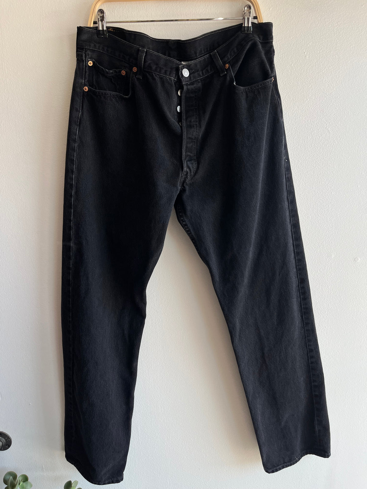 Vintage Y2K Levi’s 501 Black Denim Jeans