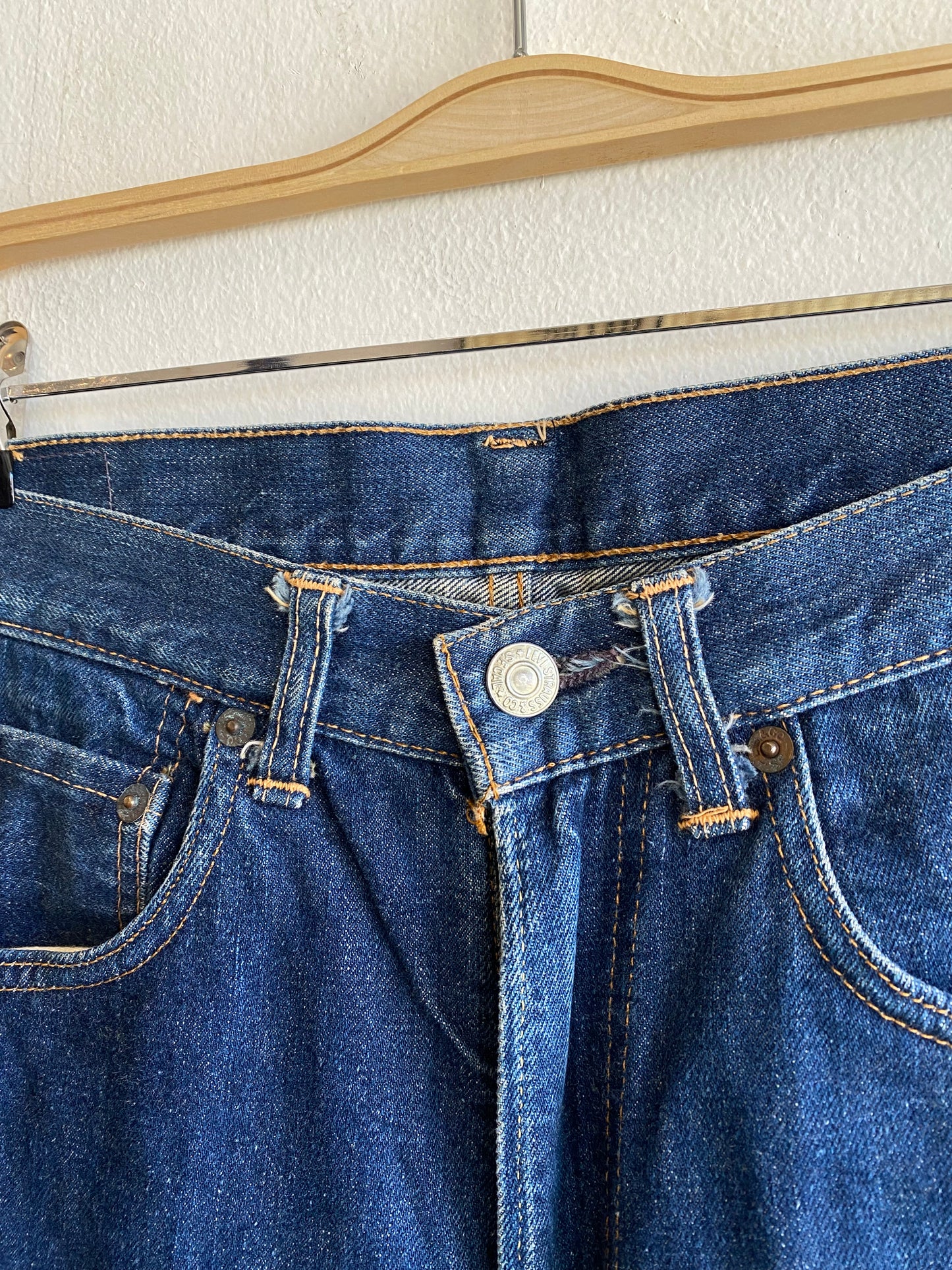 Vintage 1960’s/70's Levi’s “Big E” 505 Selvedge Denim Jeans