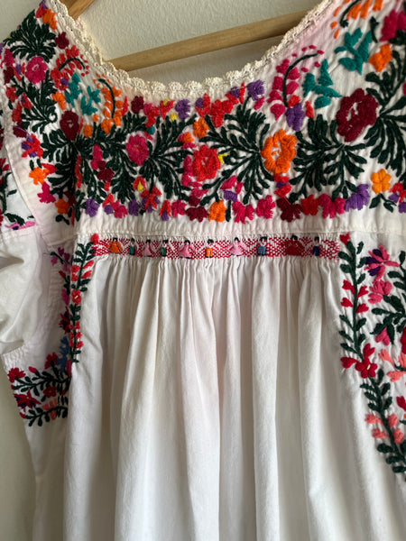 Vintage 1970’s Oaxacan Embroidered Caftan Dress