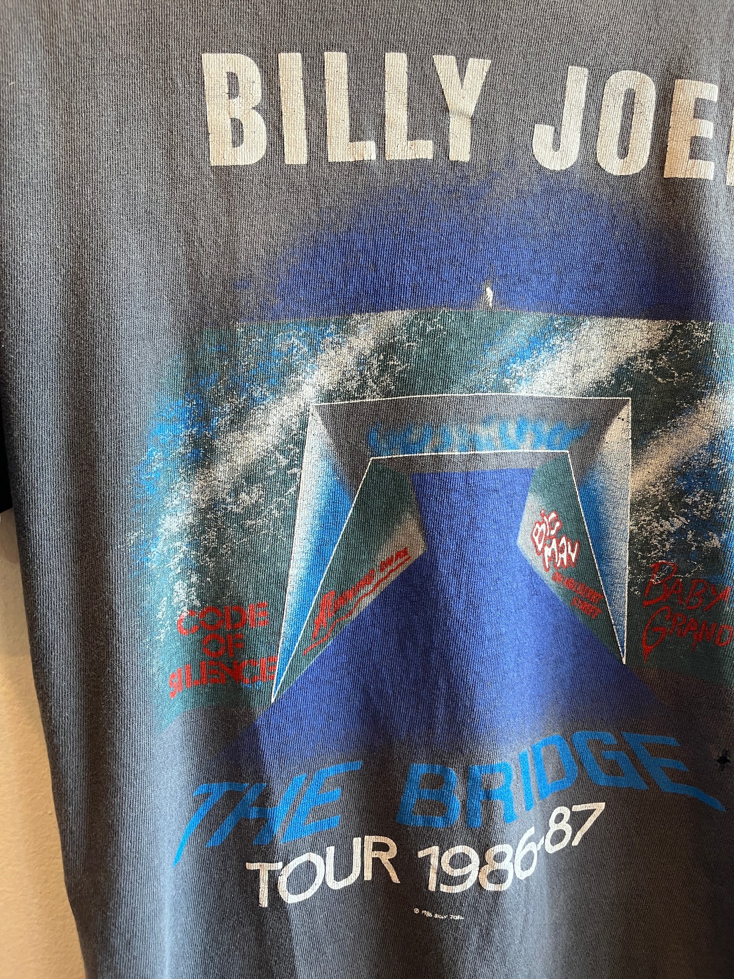 Vintage 1986 Billy Joel Tour T-Shirt - La Lovely Vintage 