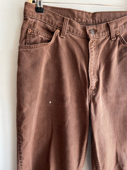 Vintage 1990’s Levi’s 912 Brown Denim Jeans