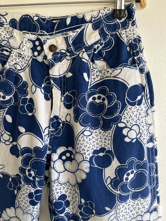 Vintage 1960s/1970s Levi’s Floral Print Flared Pants