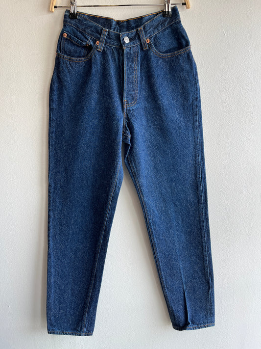 Vintage 1980’s Dark-Wash Levi’s 501 Denim Jeans