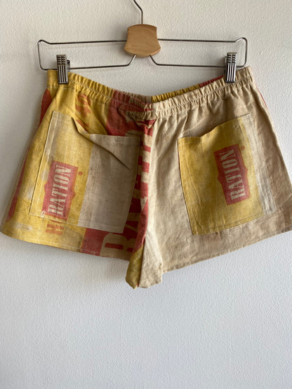La Lovely Vintage - Handmade Feed Sack Shorts