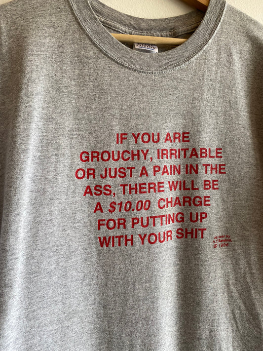 Vintage Y2K “$10 charge” T-Shirt