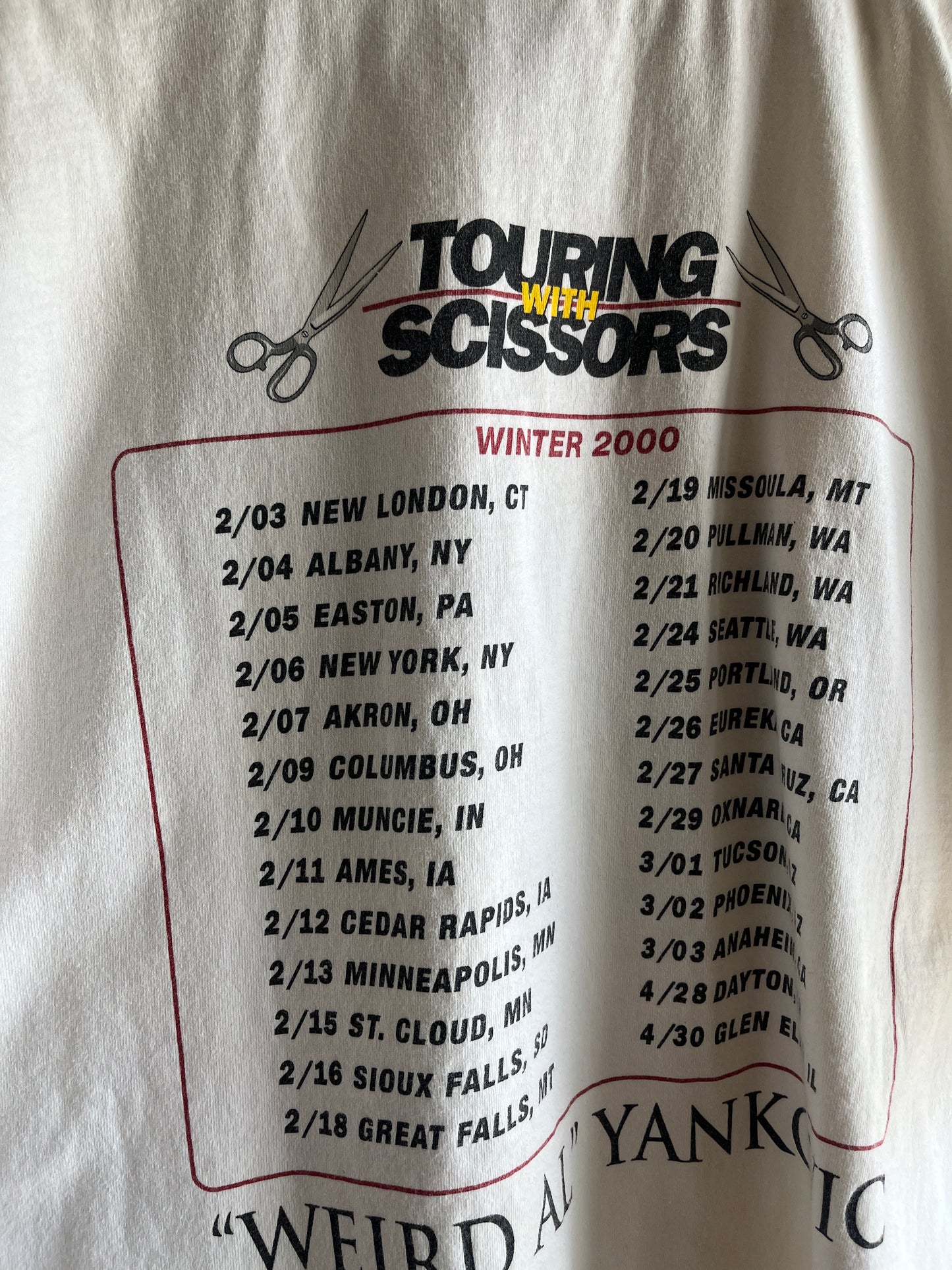 Vintage 2000 Weird Al Yankovic T-Shirt