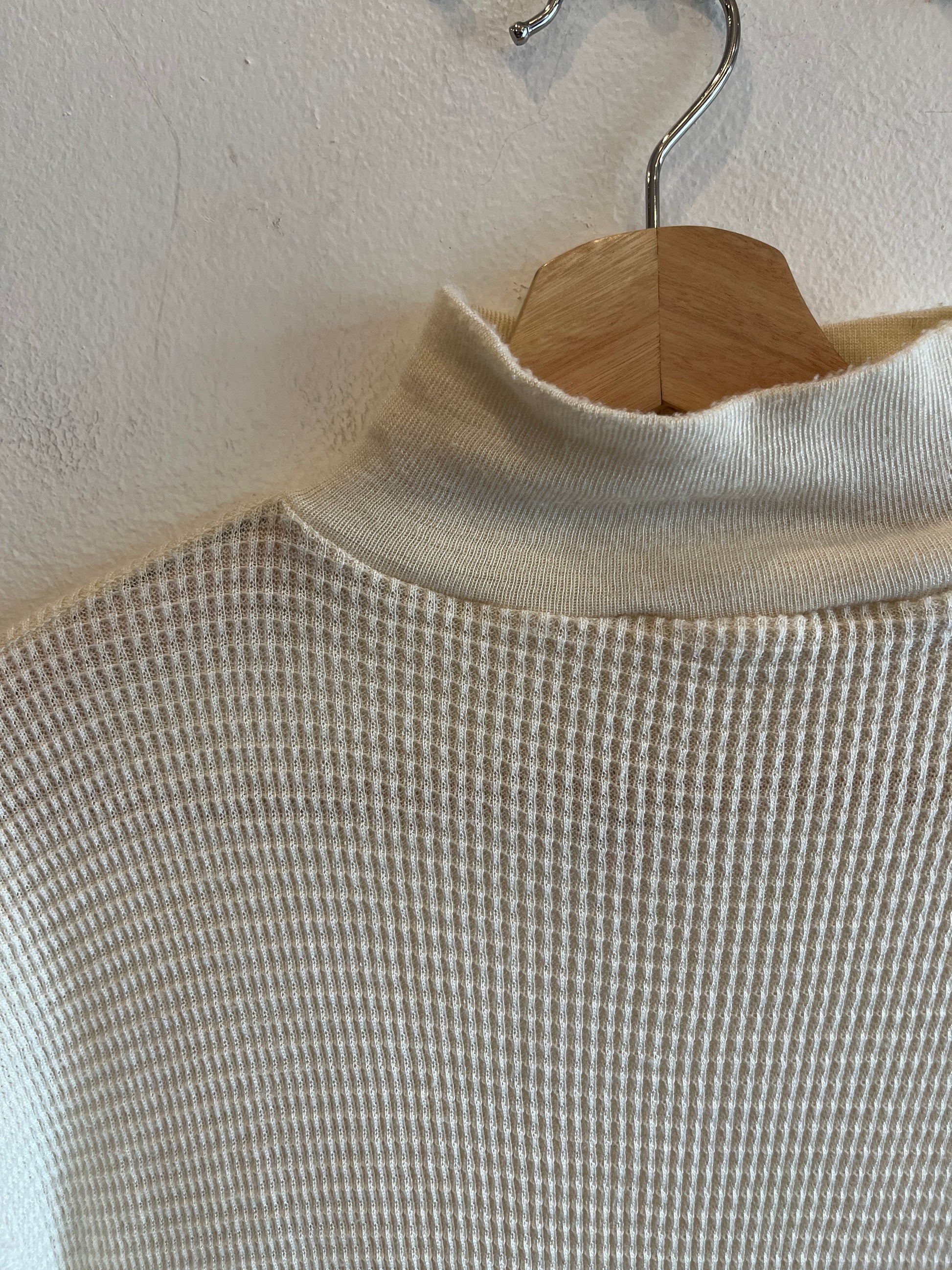 Vintage 1980’s Military Issue Turtleneck Thermal Shirt - La Lovely Vintage 