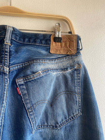 Vintage Early 1970’s Levi’s “Big E” 501 Selvedge Denim Jeans