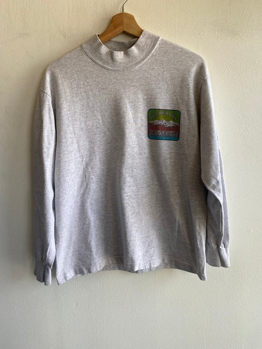 Vintage 1990’s Denver Mockneck Longsleeve T-Shirt