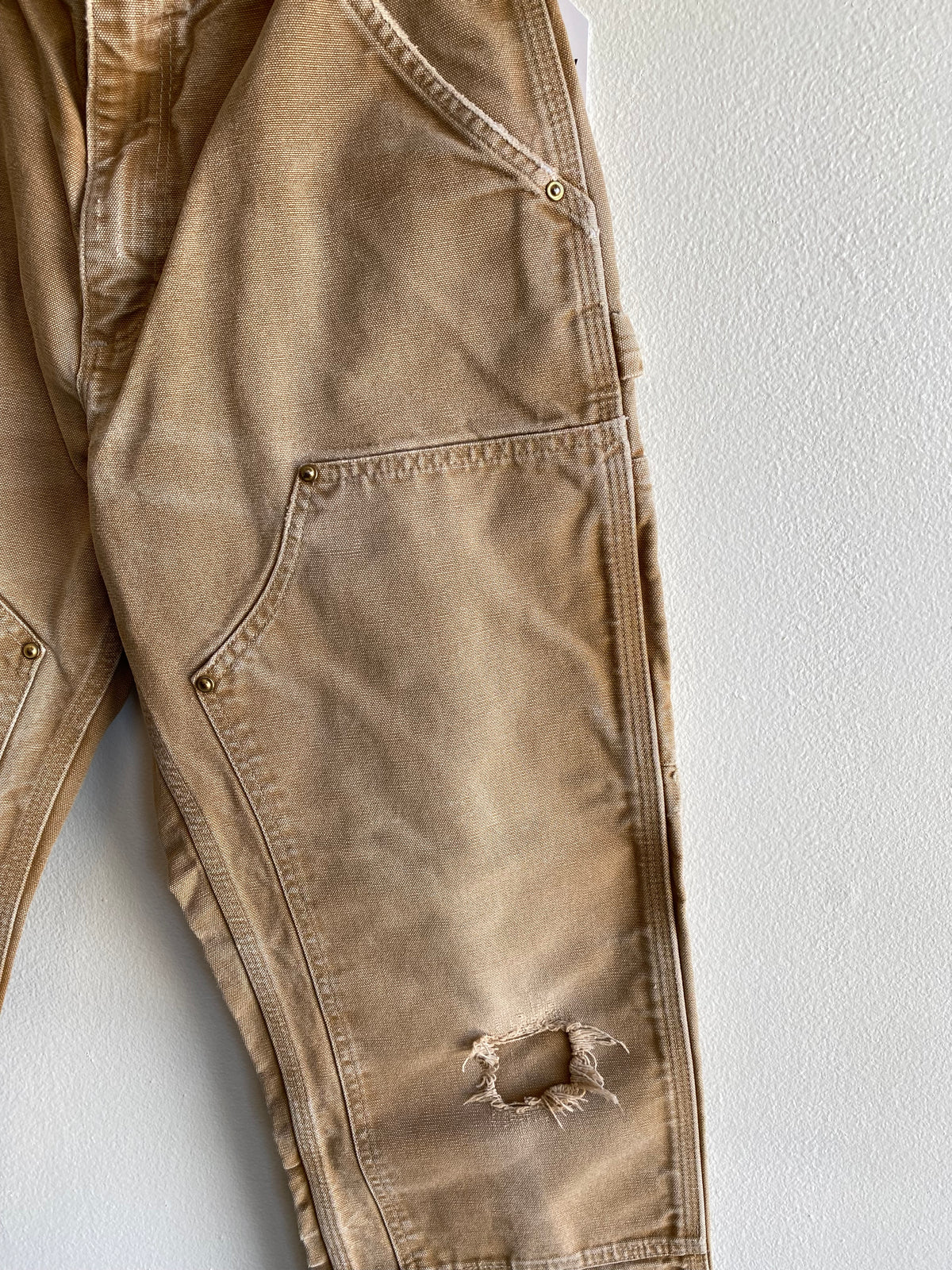 Vintage 2000’s Carhartt Twill Canvas Double Knee Work Pants