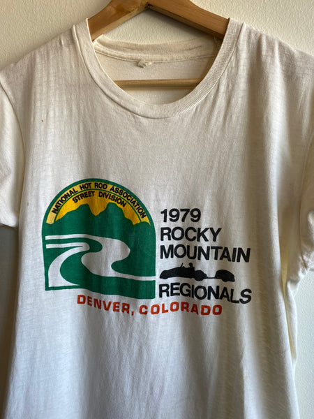 Vintage 1979 Rocky Mountain Hot Rod Regionals T-Shirt