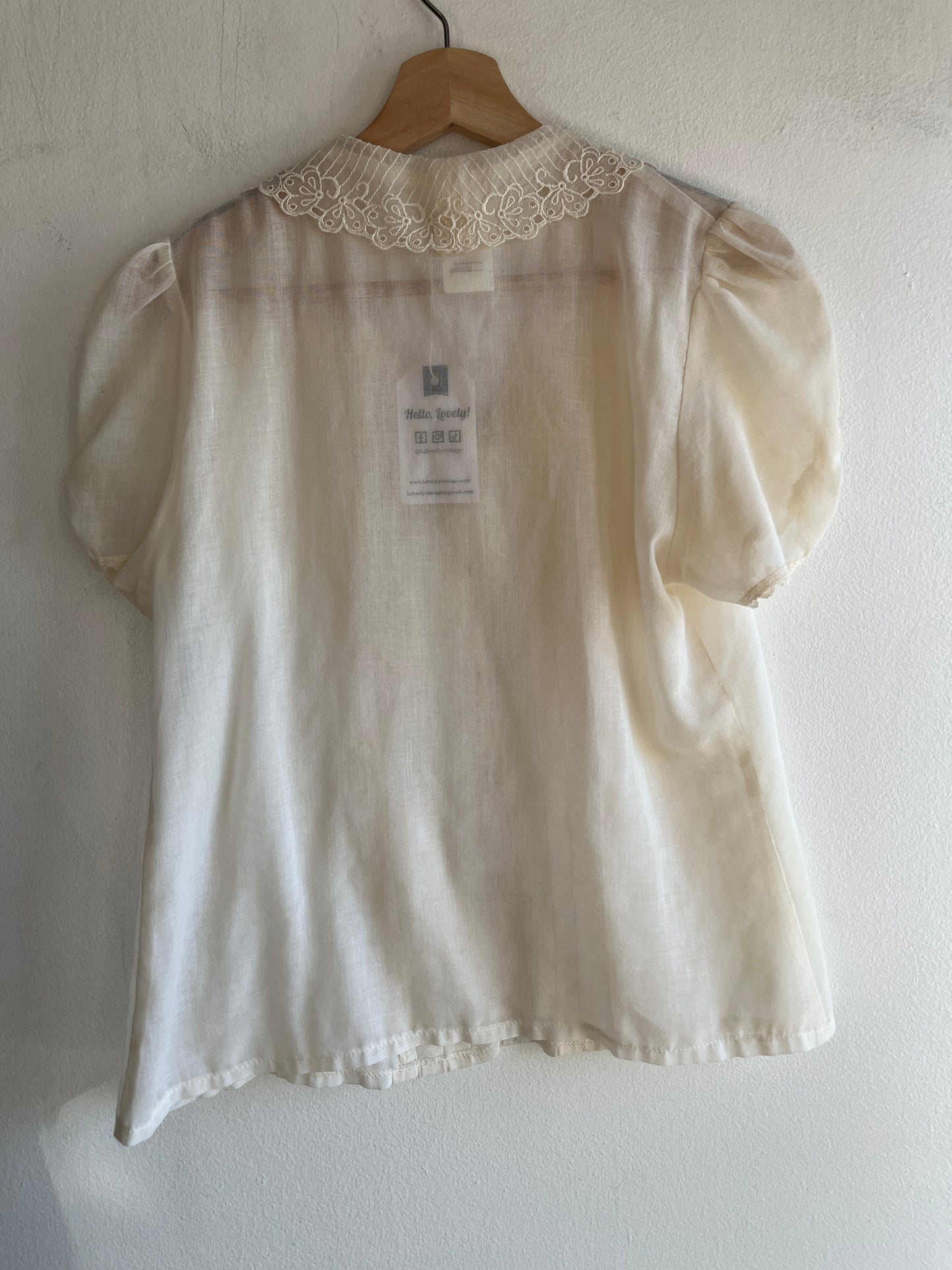 Vintage 1970’s Gunne Sax “Gunnies” Blouse