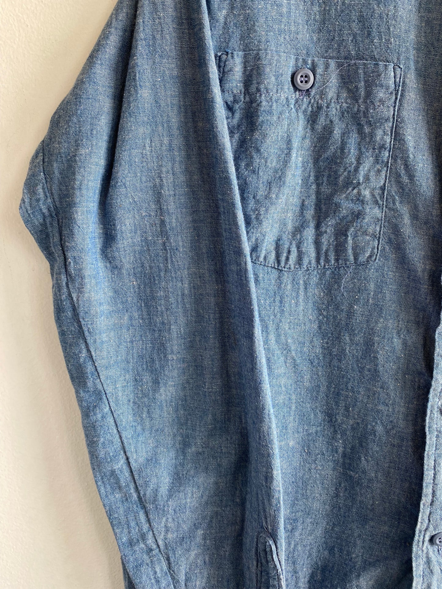 Vintage 1960’s Madewell Chambray Button Up Shirt