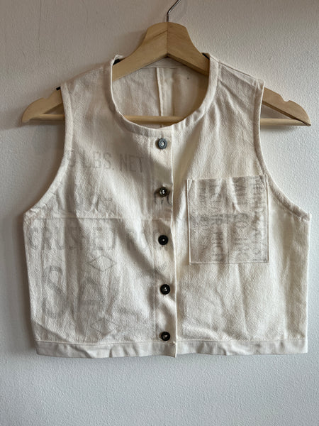 Trash Textiles - Handmade Vintage Feedsack Blouse