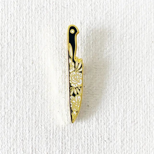 Strike Gently - Enamel Pin - La Lovely Vintage 