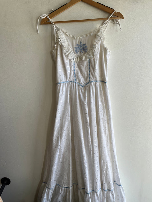 Vintage 1970’s Candi Jones Floral Dress