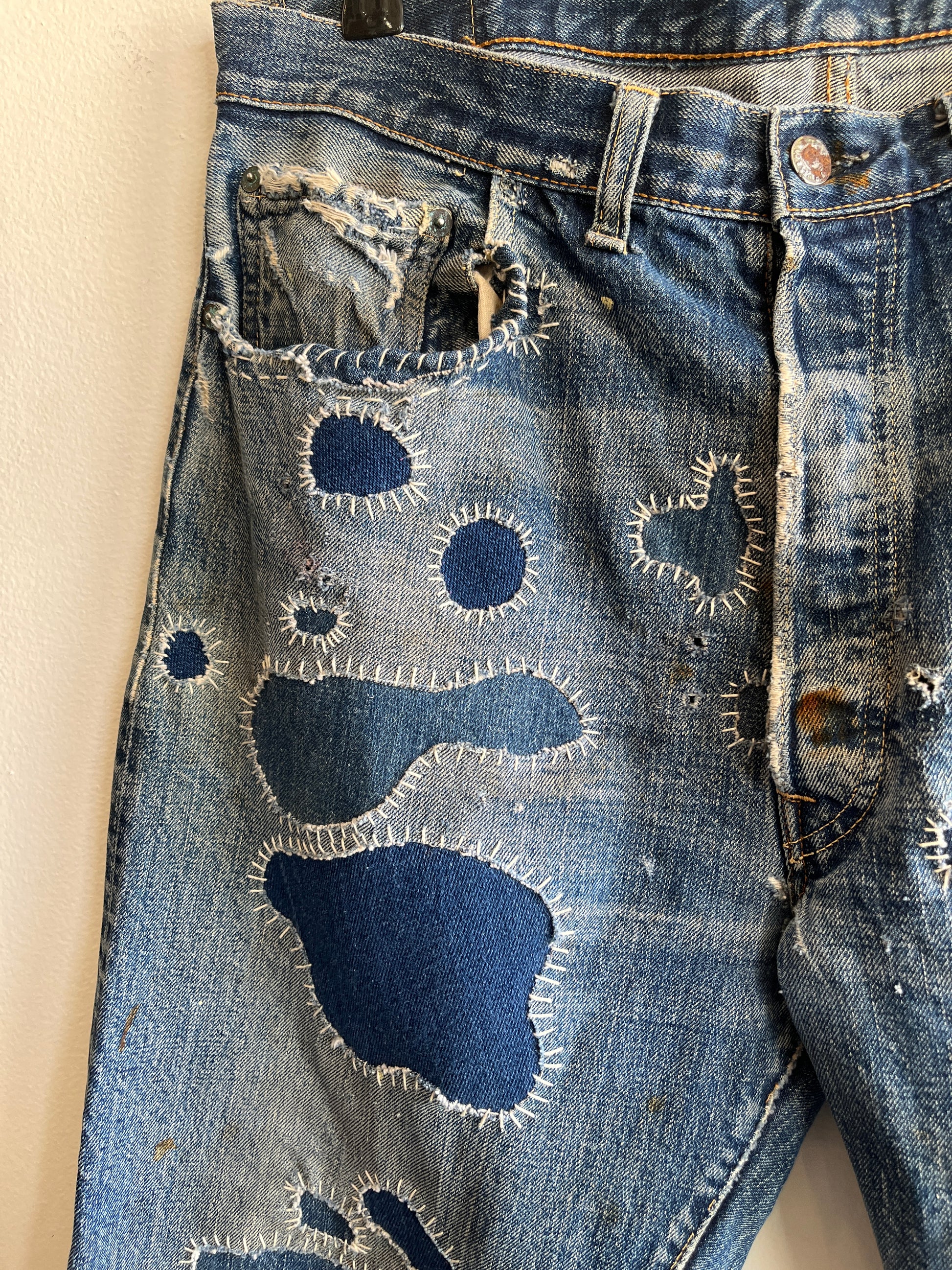 Vintage 1960’s Levi’s “Big E” 501 Selvedge Denim Jeans - La Lovely Vintage 