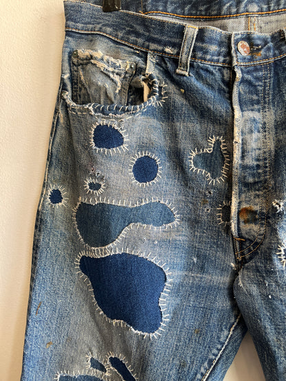 Vintage 1960’s Levi’s “Big E” 501 Selvedge Denim Jeans - La Lovely Vintage 