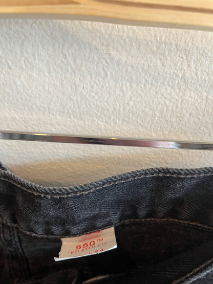 Vintage 1990's Levi’s 550 Black Denim Jeans
